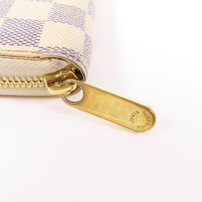 Louis Vuitton Zippy Wallet NM, Damier Azur
