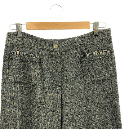 Chanel Black Pants Silk P 26752v 17003