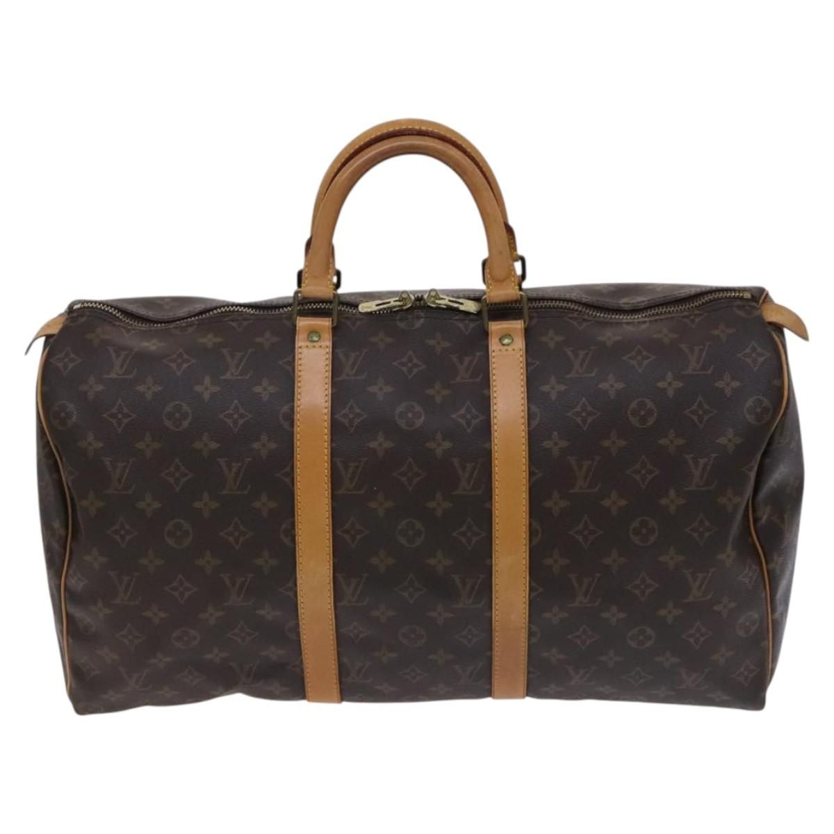 Louis Vuitton Monogram Keepall 50 Boston Bag M 41426 Lv Auth
