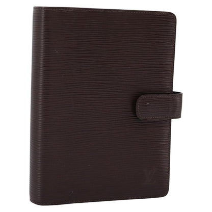 Louis Vuitton Epi Agenda Mm Day Planner Cover Mocha R 2004d Lv Auth