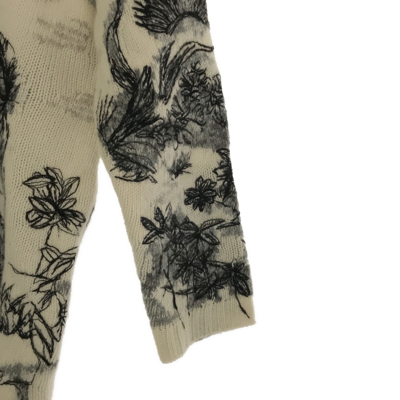 Dior Crew Neck Sweater Knit Cashmere White 34