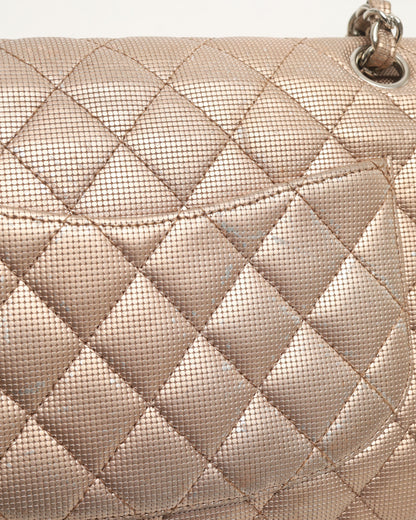 Chanel Classic Metallic Pixel Double Flap Bag