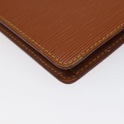 Louis Vuitton Epi Pochette Homme Clutch Bag Zipangu Gold M 52528 Lv Auth
