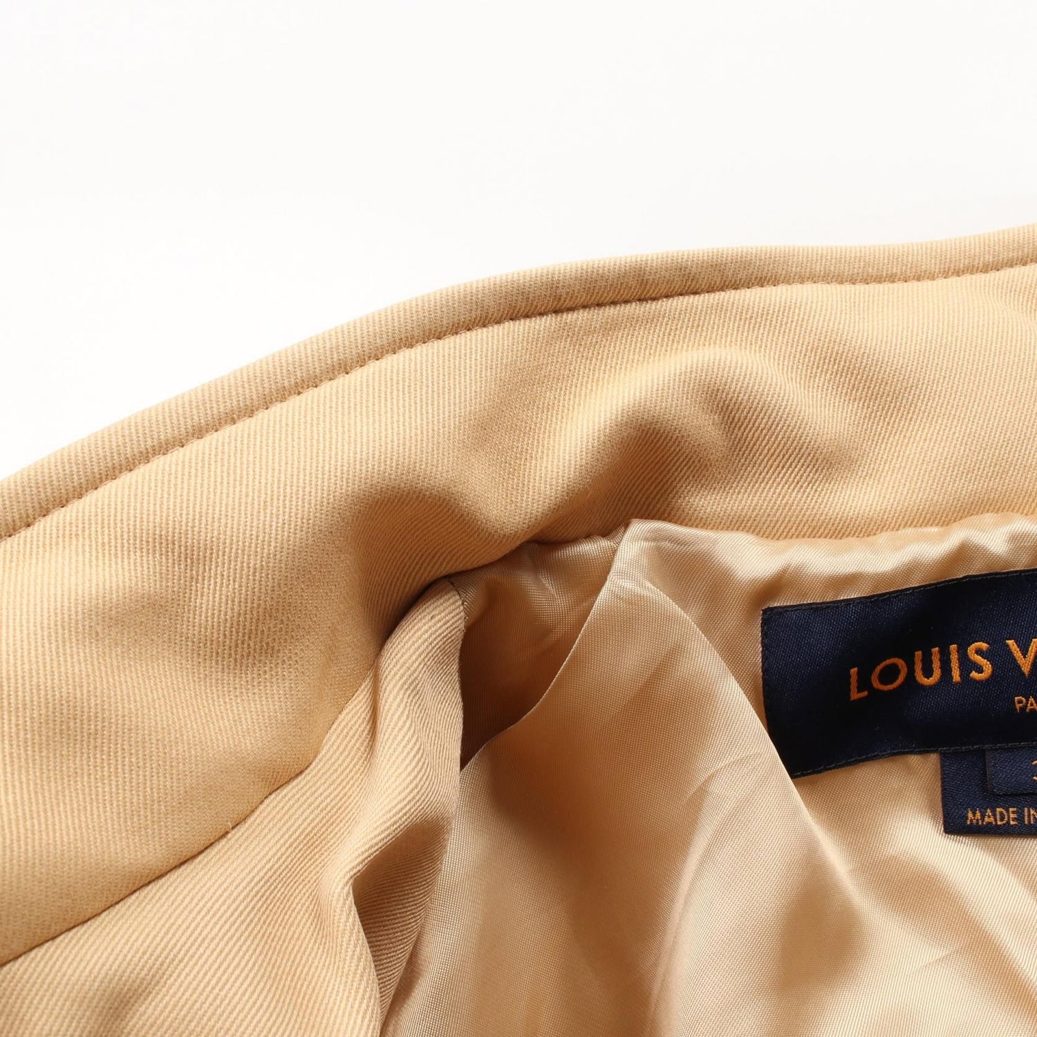 Louis Vuitton Belt Color Lv Button Beige Trench Coat Rw 231w Us 8 Focx 27