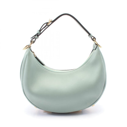 Fendi Handbag Green Leather 8br 798