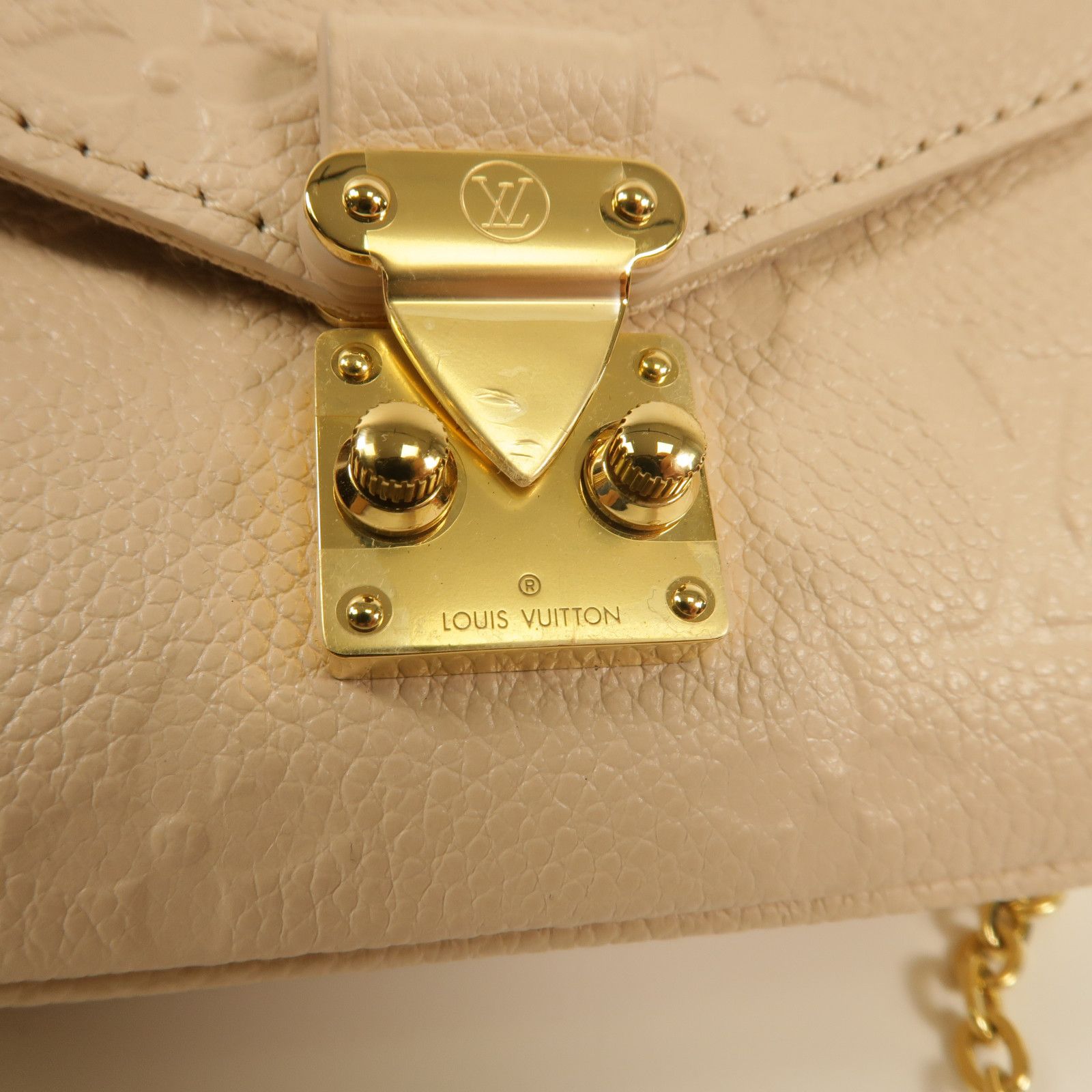 Louis Vuitton Empreinte Micro Metis Hand-turned Shoulder Bag Beige 2way Shoulder Bag M 81390