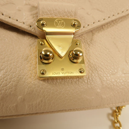 Louis Vuitton Empreinte Micro Metis Hand-turned Shoulder Bag Beige 2way Shoulder Bag M 81390