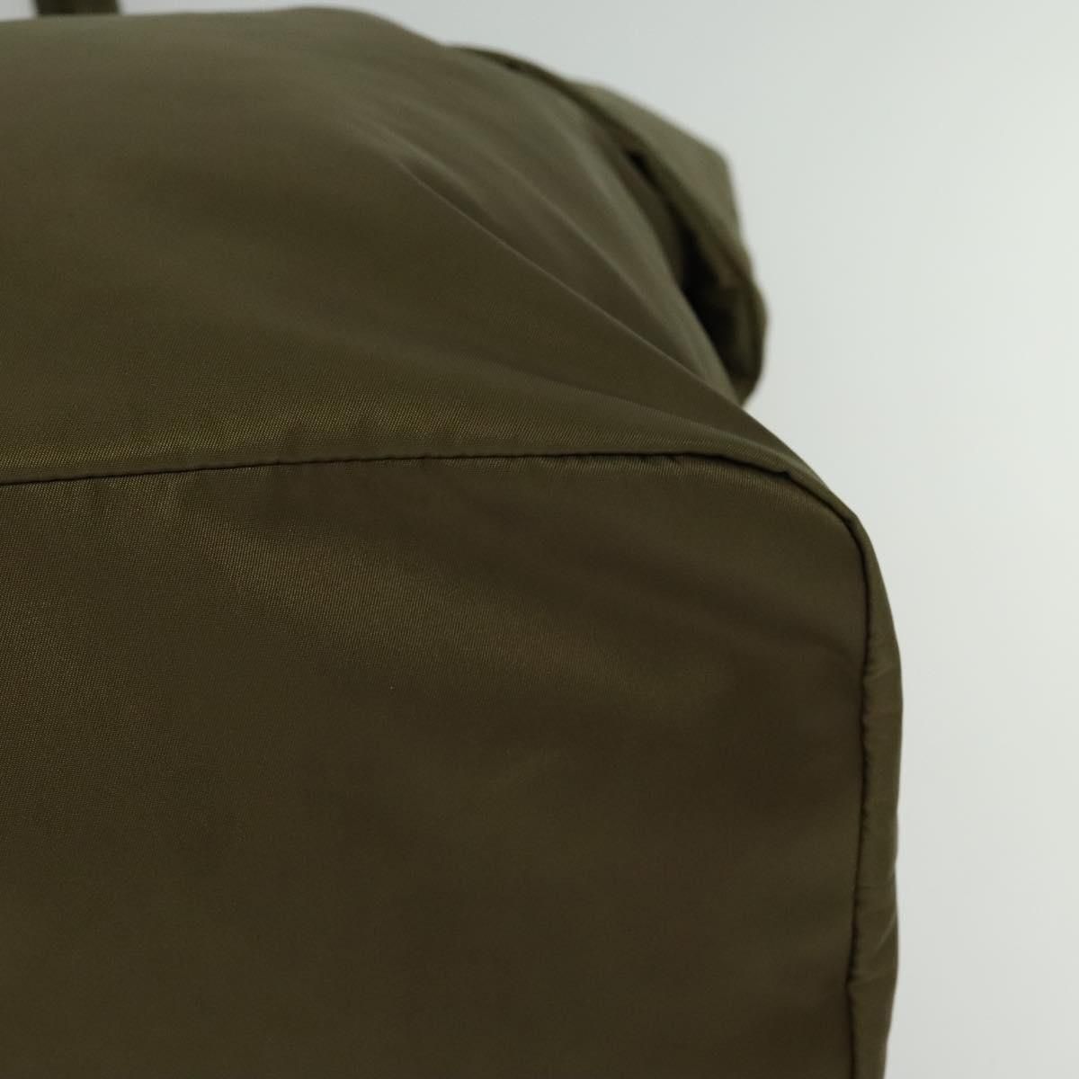 Prada Hand Bag Nylon 2way Khaki Auth