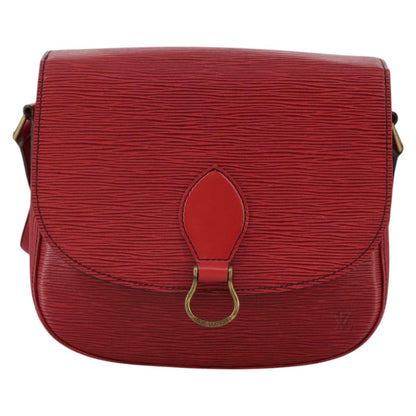 Louis Vuitton Epi Saint Cloud Gm Shoulder Bag Red M 52197 Lv Auth