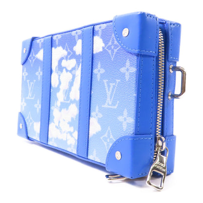 Louis Vuitton Monogram Clouds Soft Trunk Wallet Blue White Blue/white Shoulder Bag M 45432