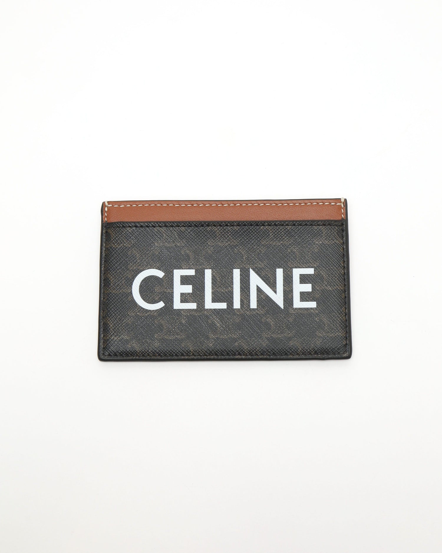 Celine Triomphe Canvas With Celine Print