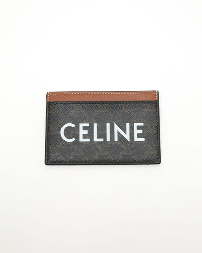 Celine Triomphe Canvas With Celine Print
