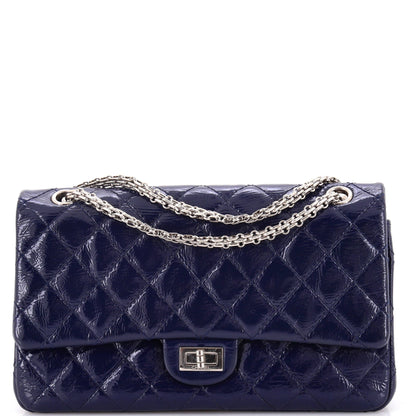 Chanel Reissue 2.55 Flap Bag Quilted Crinkled Patent 226