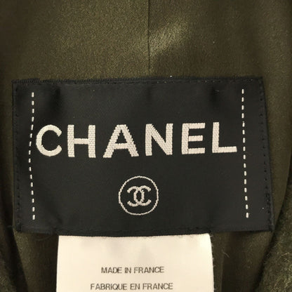 Chanel Green Wool Coat P 517704w 05664 