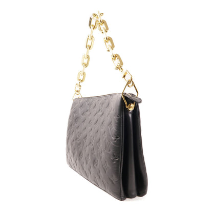 Louis Vuitton Sheepskin Leather Coussin Mm Golden Shoulder Bag Black Shoulder Bag M 57783