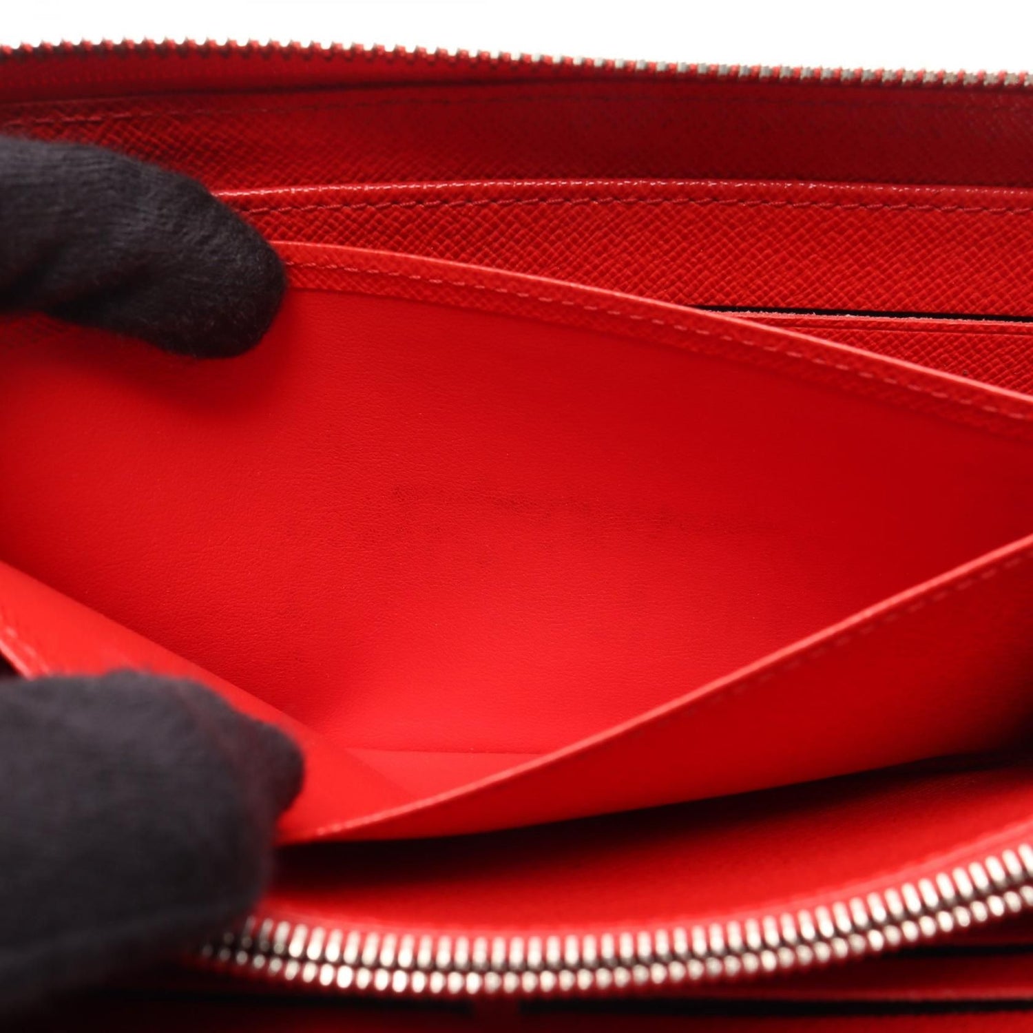 Louis Vuitton Zippy Wallet Coquelicot Red Around Long Wallet M 61859