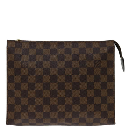 Louis Vuitton Damier Ebene Poche Toilette 26 Pouch N 47543 Lv Auth