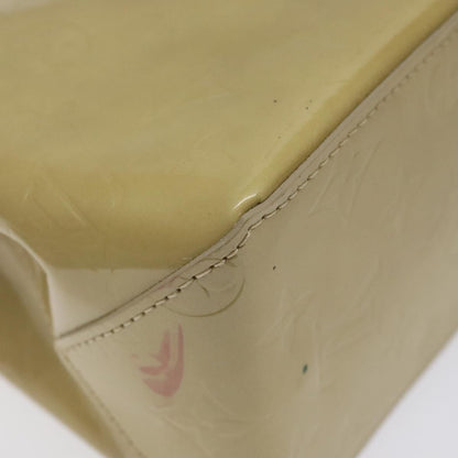 Louis Vuitton Vernis Reade Pm Hand Bag Beige M 91334 Lv Auth