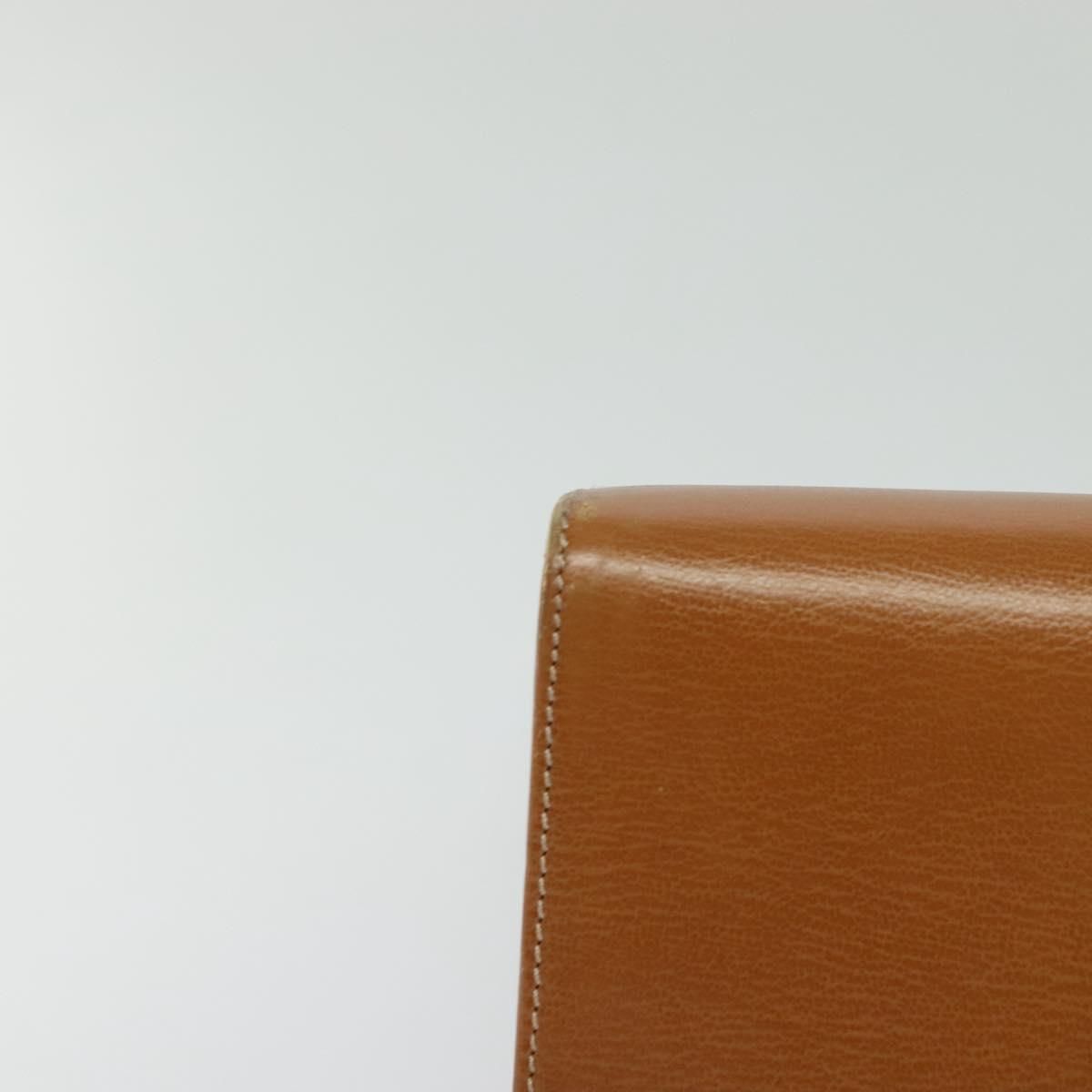 Loewe Velazquez Shoulder Bag Leather Brown Gold Auth