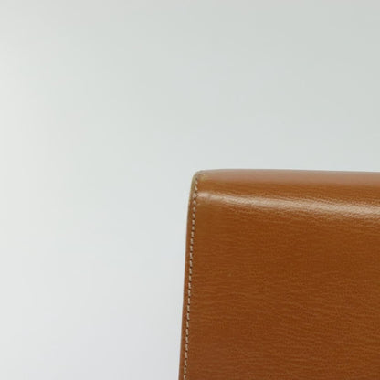 Loewe Velazquez Shoulder Bag Leather Brown Gold Auth