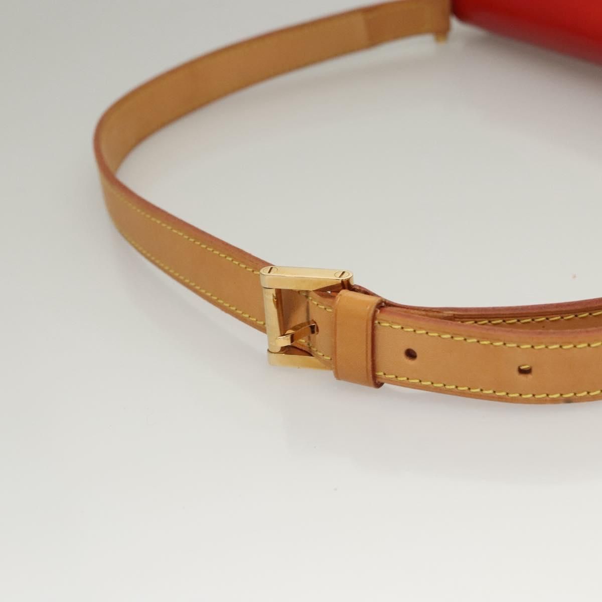 Louis Vuitton Vernis Thompson Street Bag Red M 91094 Lv Auth