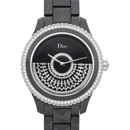 Christian Dior VIII Grand Bal 38mm Ceramic Diamond Black Dial Watch CD124BE3C001