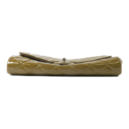 Chanel Other Lacquered Leather Shoulder Bag Silver Shoulder Bag Patent Leather