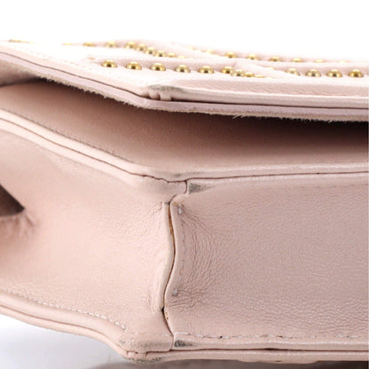 Christian Dior Diorama Wallet On Chain Studded Leather