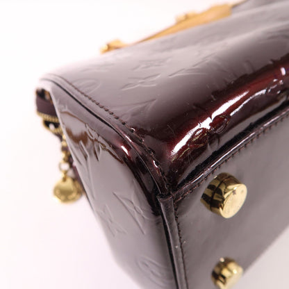 Louis Vuitton Vernis Brea Mm Hand-milled Shoulder Bag Rouge Fauviste Red Rouge 2way Shoulder Bag M 91690