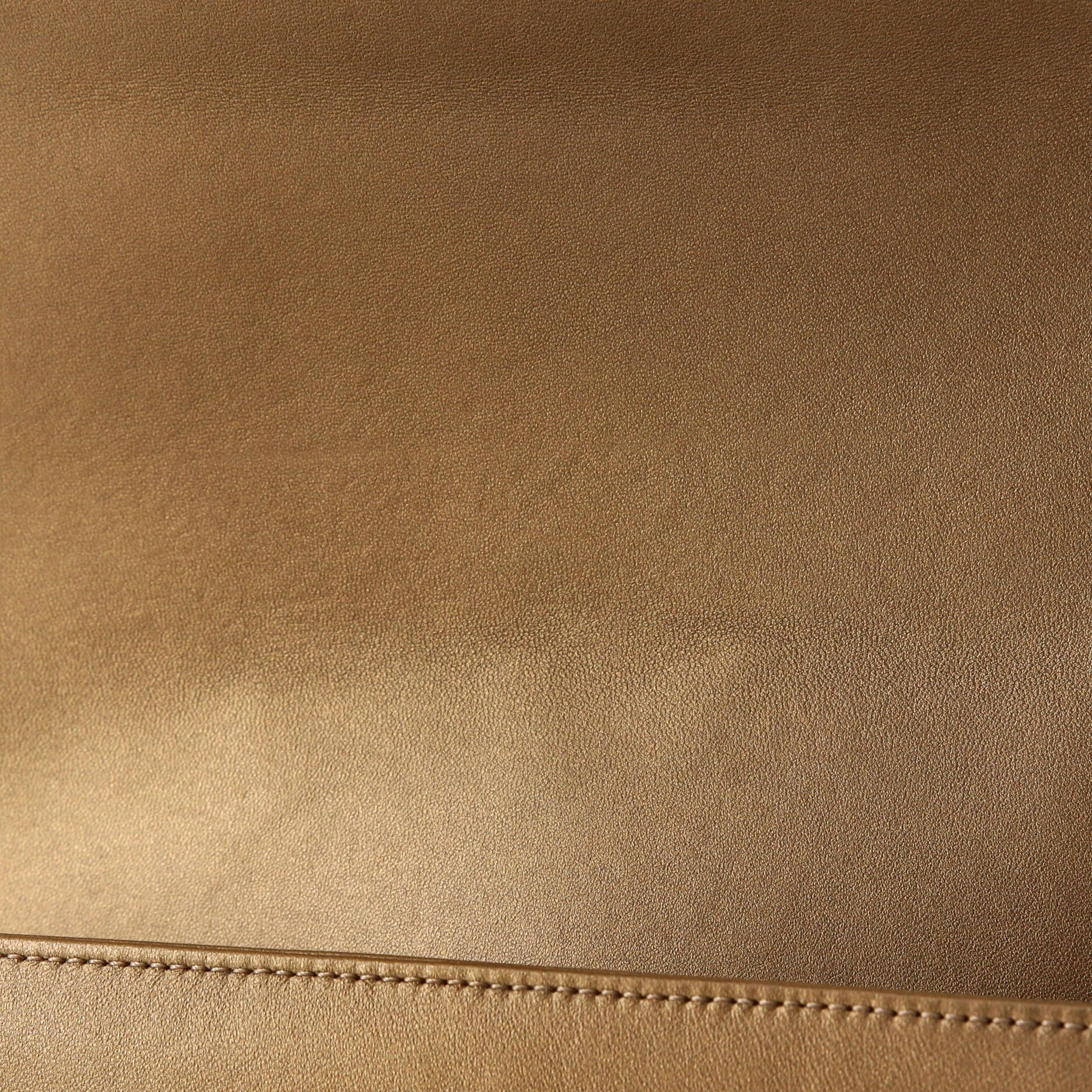 Chanel Boy Flap Bag Braided Metallic Lambskin Old Medium