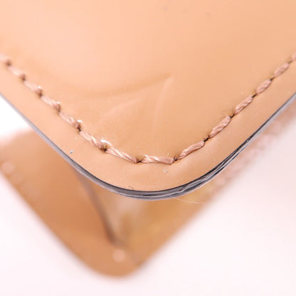Louis Vuitton Lacquered Leather Deesse Pm Kinpaku Handmade Bag Beige Handbag M 91596