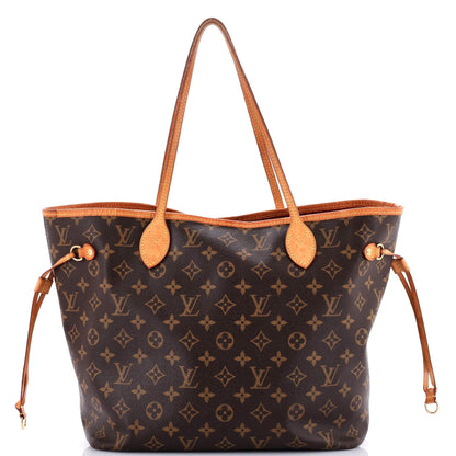 Louis Vuitton Neverfull Nm Tote Monogram Canvas Mm