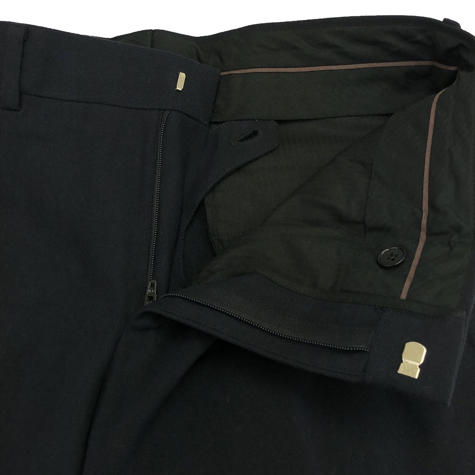 Hermes Slacks Pants 845000hb 01 Cotton Navy 40