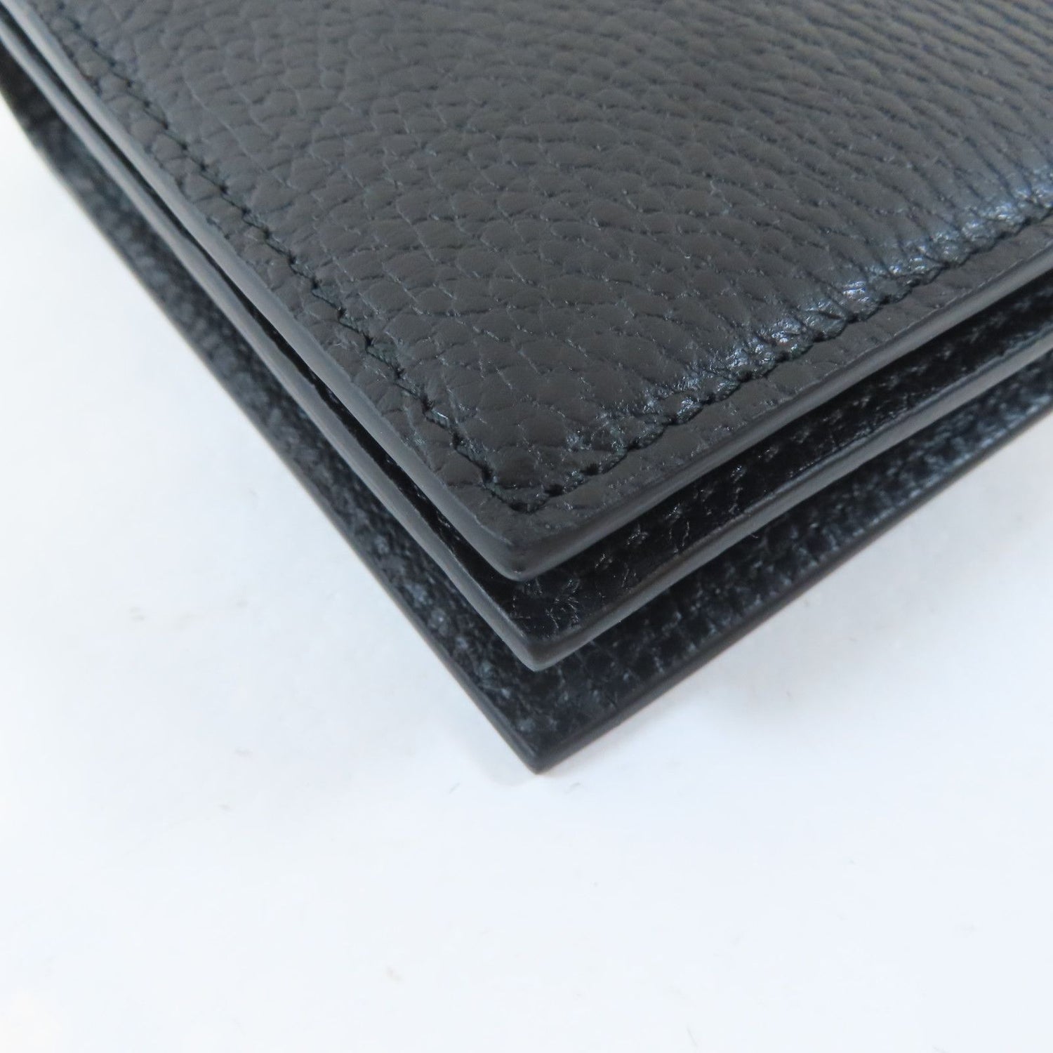 Gucci Textured Calfskin Medium Betty Chain Wallet Black