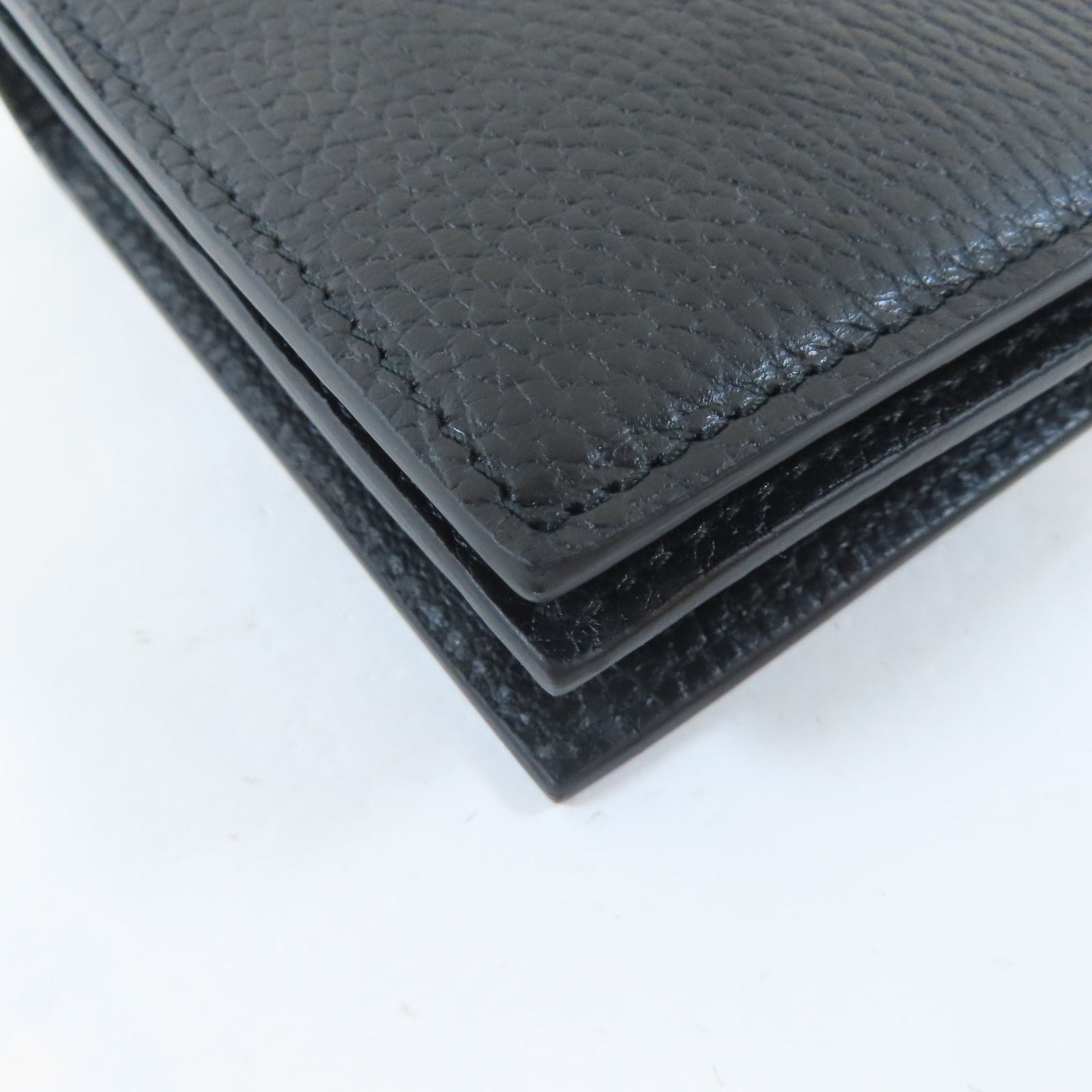 Gucci Textured Calfskin Medium Betty Chain Wallet Black