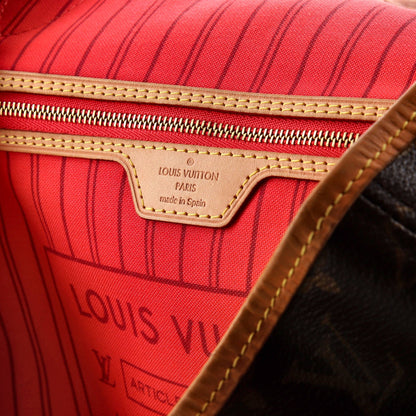 Louis Vuitton Neverfull Nm Tote Limited Edition Cities V Monogram Canvas Mm