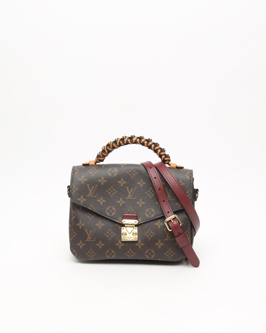 Louis Vuitton Braided Monogram Pochette Metis Bag