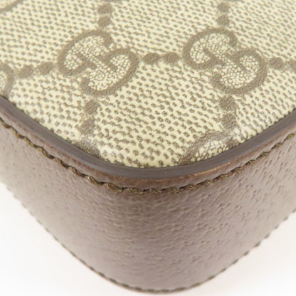 Gucci Painted Canvas Ophidia Gold Shoulder Bag Brown Gg Canvas 699439