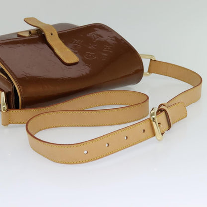 Louis Vuitton Vernis Christie Gm Shoulder Bag Bronze M 91107 Auth