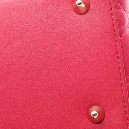 Dior Lady Dior Christian Dior Handbag Pink Leather M 0550ocax