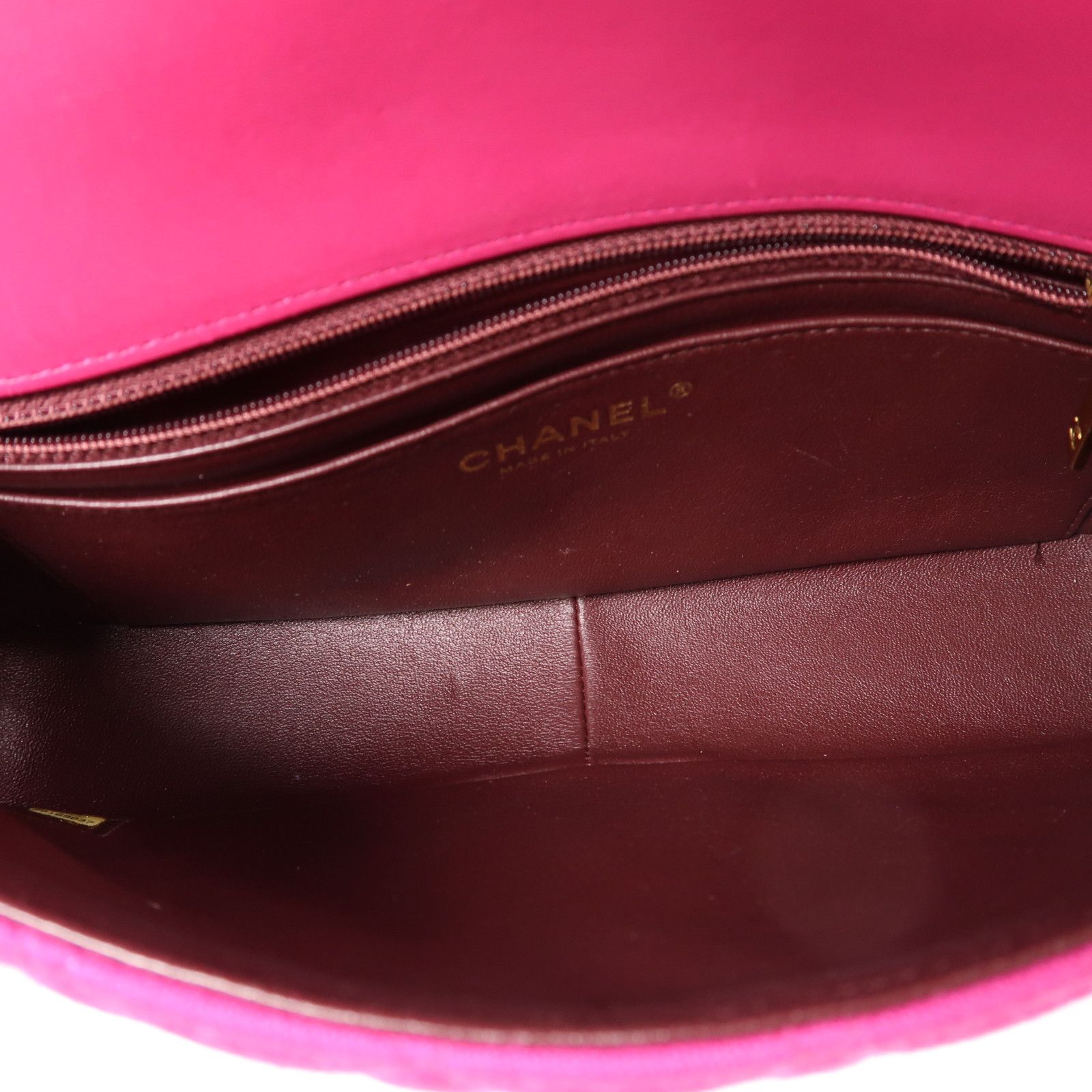 Chanel Pink Cotton/cowhide Leather Shoulder Bag Golden Shoulder Bag Powder Red Shoulder Bag Cotton Calfskin (cowhide)