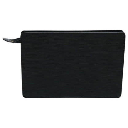 Louis Vuitton Epi Pochette Homme Clutch Bag Black Noir M 52522 Lv Auth