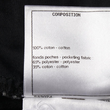 Chanel Gray Denim Pants Cotton P 64403v