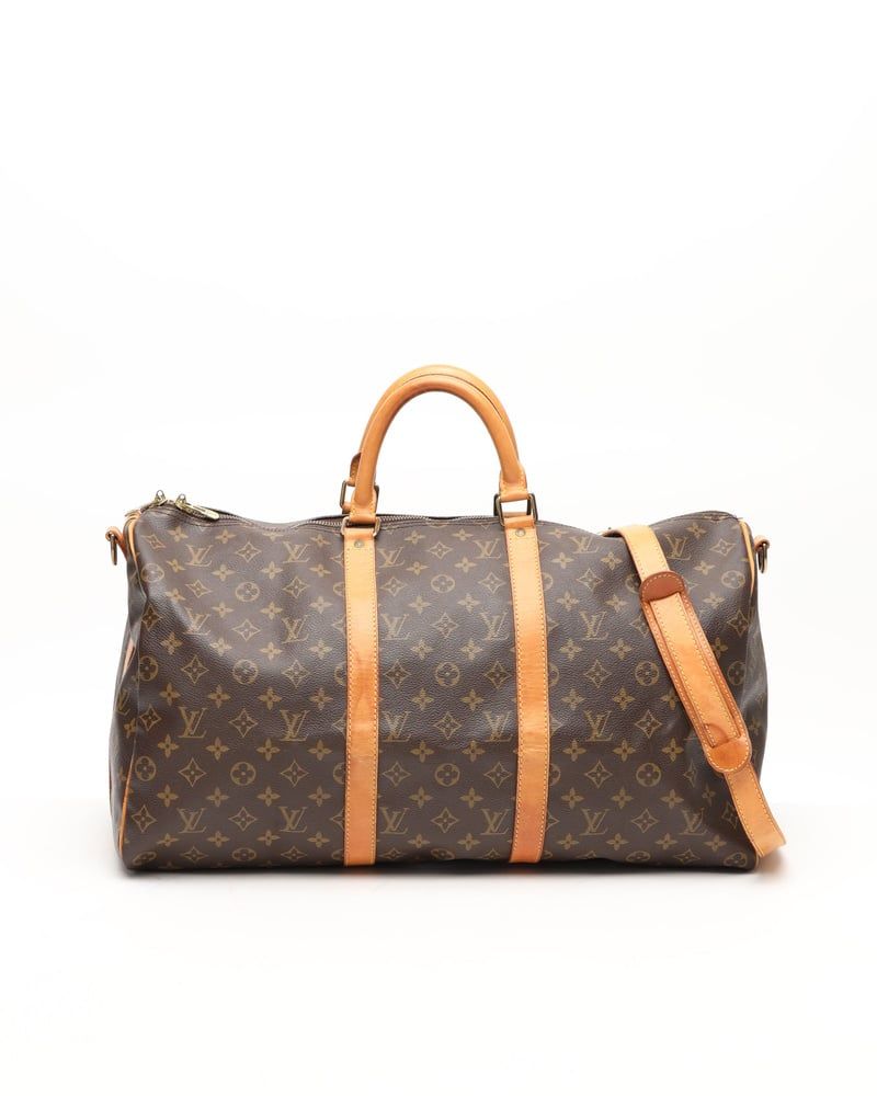Louis Vuitton Monogram Keepall Bandouliere 50 Weekend Bag