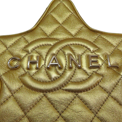 Chanel Matelasse Star Shoulder Bag Lambskin Gold