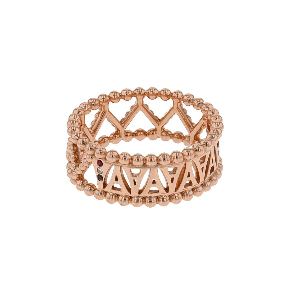 Juliette Paris Sweet Paris sapphir, diamond, ruby and gold ring