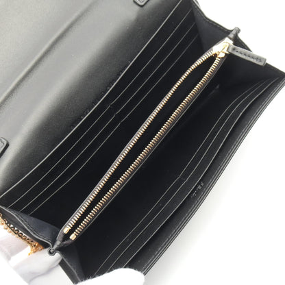 Fendi Nappa Matisse FF Embossed Continental Wallet On Chain