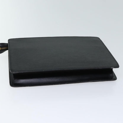 Louis Vuitton Epi Pochette Homme Clutch Bag Black M 52522 Lv Auth