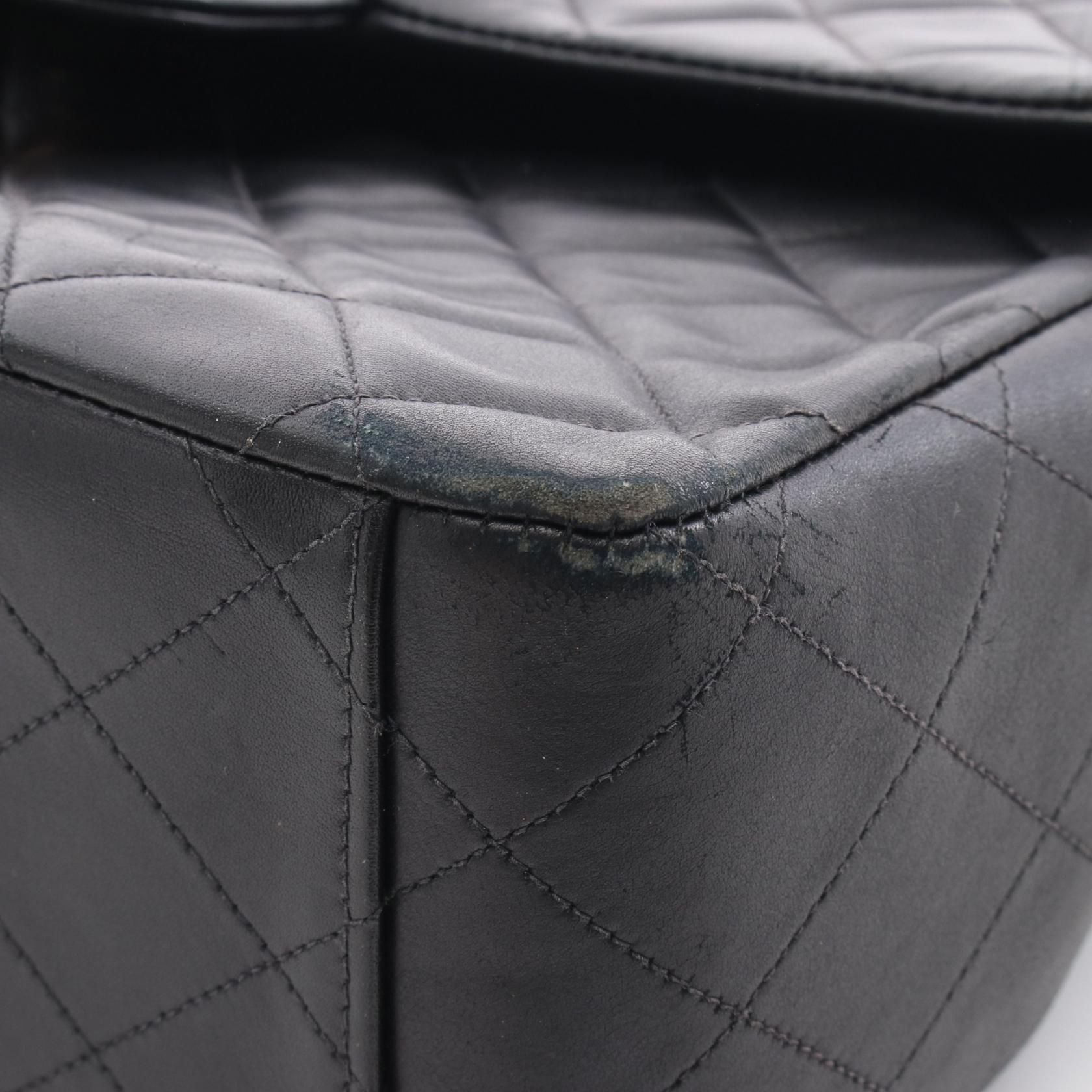 Chanel Maxi XL Turnlock Half Flap, Lambskin Quilted