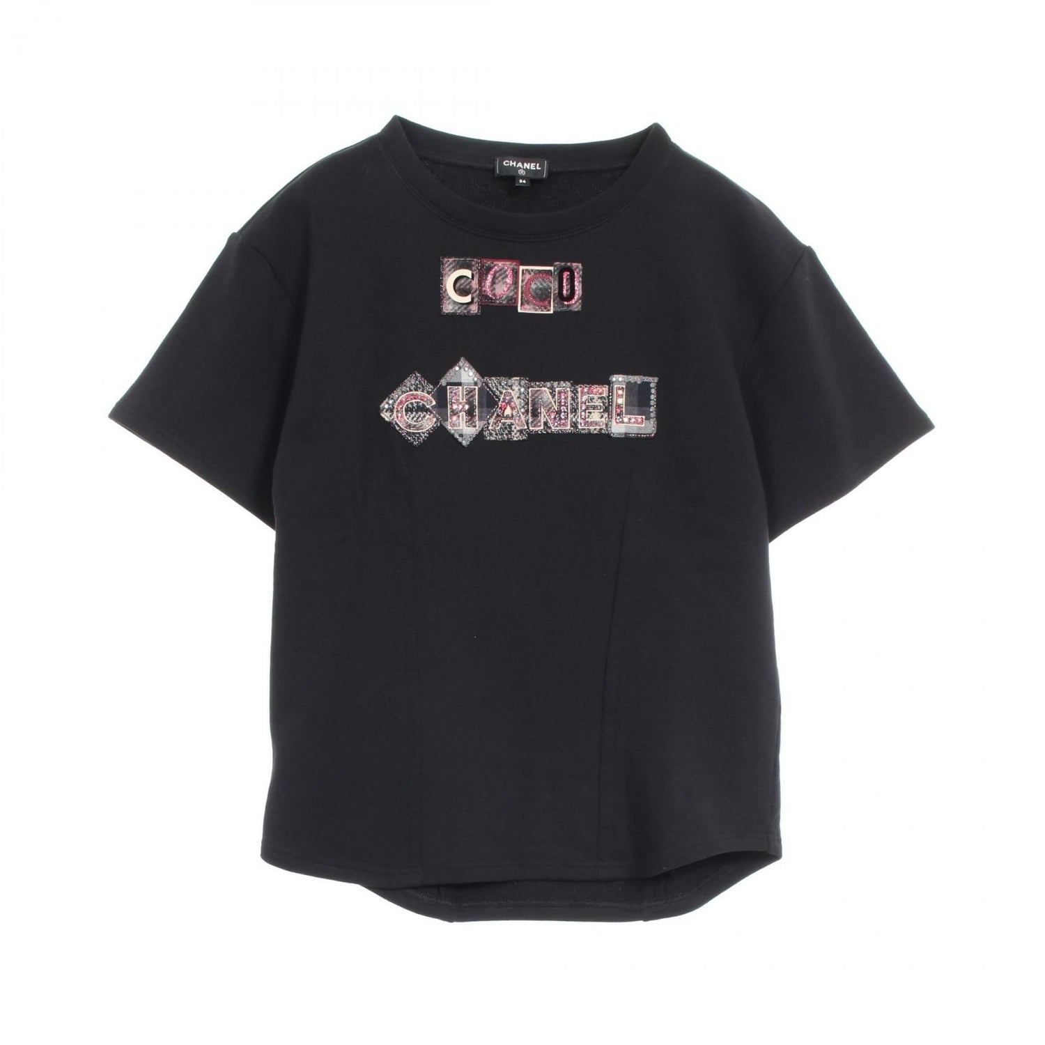 Chanel Black T-shirt Cotton P 71283v 6207721b